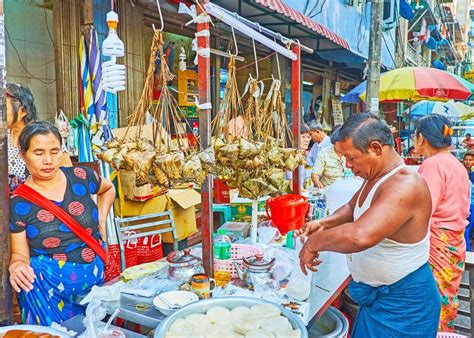 Street Food In Yangon Myanmar Editorial Photo Image Of Architecture