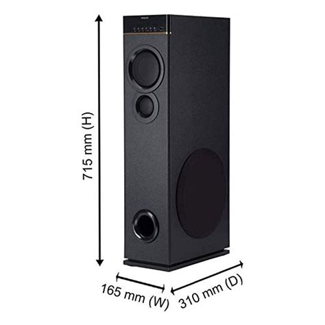 Buy Philips Audio Spa9080b Bluetooth Multimedia Tower Speakers Black