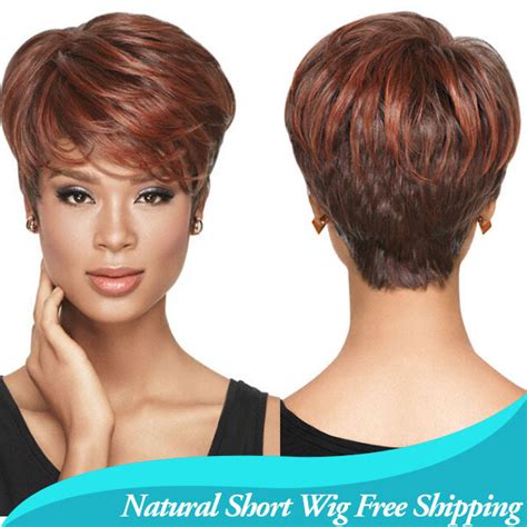1pc African American Short Hairstyles Wigs For Black Women Synthetic