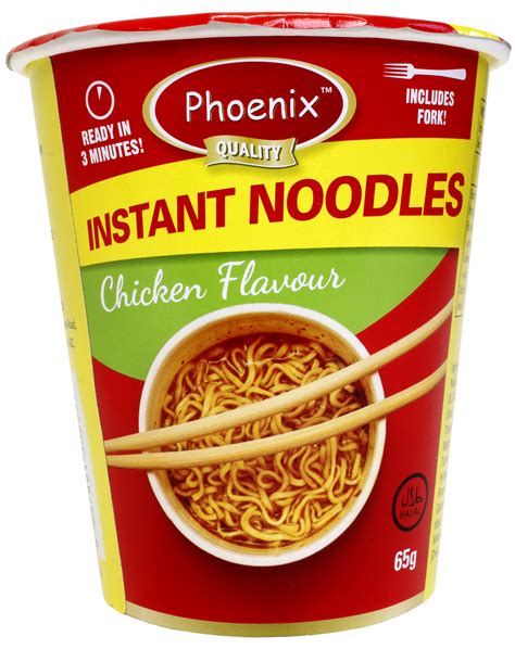 Phoenix Instant Noodles Cup - Chicken 65g (24 pack) | at Mighty Ape NZ