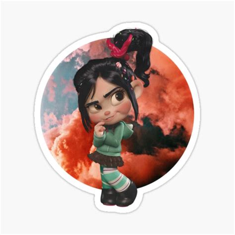 Vanellope Cute And Sassy Sticker By Artncoffeeshops