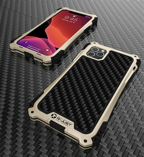 New Carbon Fiber Suited Outdoor Shockproof Alloy Case Cover For Iphone X Xs Xr Pro Max Series