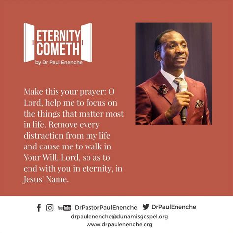 Dr Paul Enenche On Twitter Make This Your Prayer O Lord Help Me To
