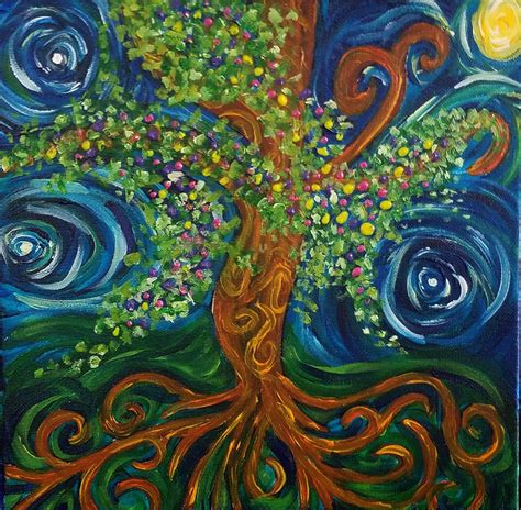 Tree Of Life Acrylic Original Painting