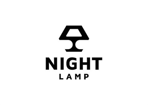 Premium Vector Night Lamp Bedroom Logo Design Vector Decorative