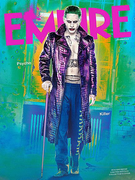 Jared Leto As The Joker In Full Costume Photo