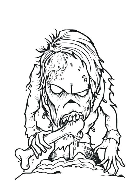 The plants vs zombies buckethead zombie coloring pages to. Halloween Zombie Coloring Pages at GetColorings.com | Free ...