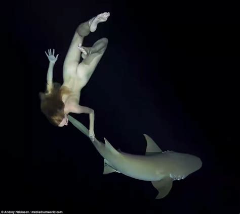 Model Swims Naked With Sharks To Prove The Creatures Are Not Dangerous The Best Porn Website