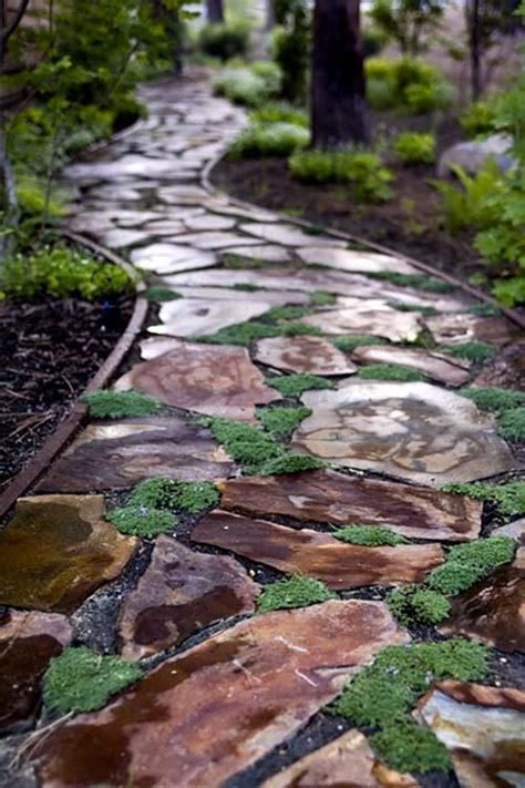 40 Brilliant Ideas For Stone Pathways In Your Garden Stone Garden