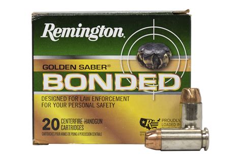 Remington 40 Sandw 180 Gr Bjhp Bonded Golden Saber 20box For Sale Online Ammunition Store