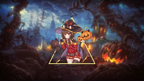 Download Anime Live Halloween Megumin Wallpaper