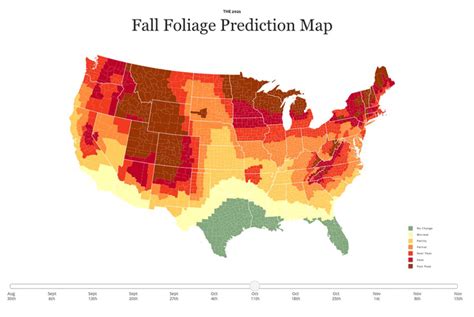 Plan Your Fall Getaway With This Peak Foliage Prediction Map