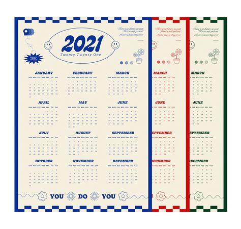 2021 Calendar Design On Behance