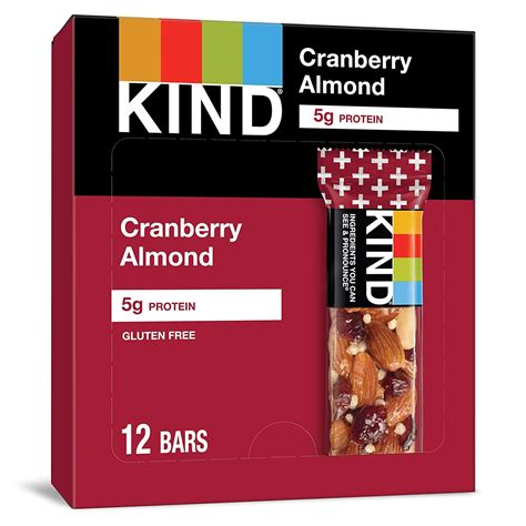 Kind Bars Cranberry Almond 12 Adet Amerikasepetim