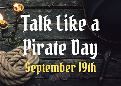 Talk Like A Pirate Day Terrebonne Parish Library System
