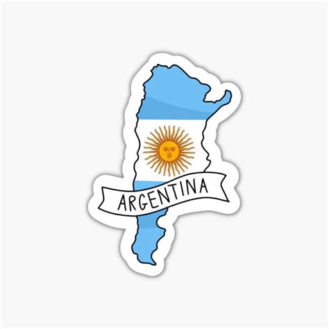 Mapa De Argentina Con La Bandera 236