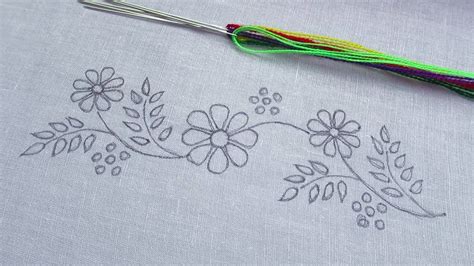 Machine Embroidery Flower Border Designs Design Talk