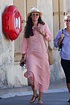 Tatiana Santo Domingo in a Pink Dress Was Seen Out in Saint Tropez 07 ...