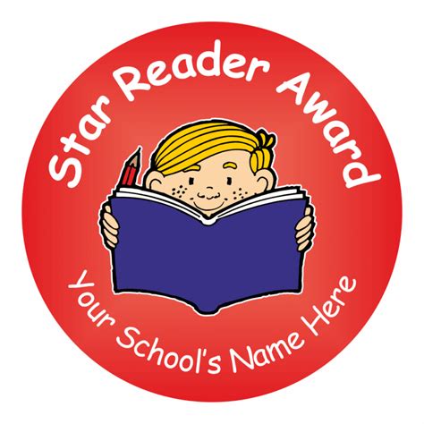 Reading Award Stickers Literacy Stickers