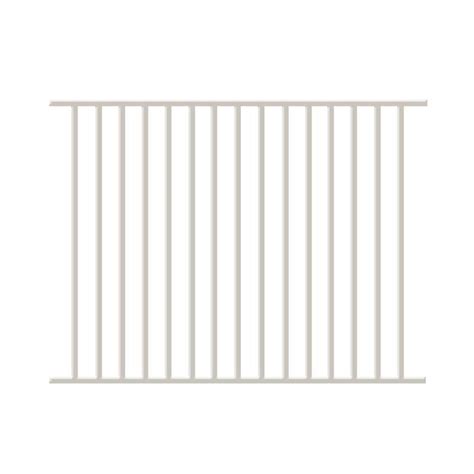 Forgeright Newtown 4 Ft H X 6 Ft W White Aluminum Fence Panel 861906