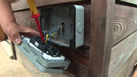 How To Work With An Outdoor Power Socket Youtube