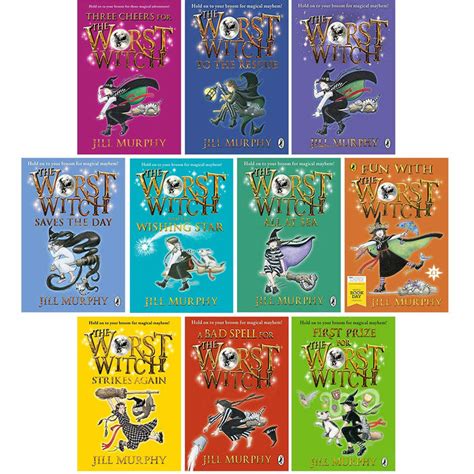 Worst Witch Series 10 Books Collection Set By Jill Murphy The Book Bundle