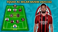 Squad AC Milan Musim 2021/2022 | Starting line up AC Milan Musim Depan ...