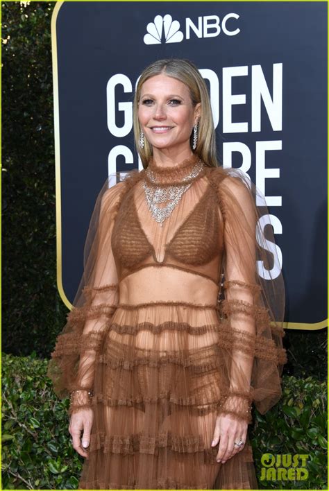 Gwyneth Paltrow Goes Sheer For Her Golden Globes 2020 Look Photo 4410406 Gwyneth Paltrow