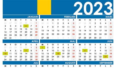 Kalender 2023 Calendarena