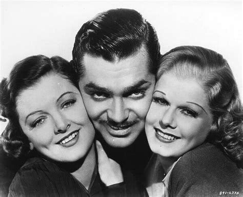 Myrna Loy Clark Gable And Jean Harlow In Clarence Browns Photos Posters