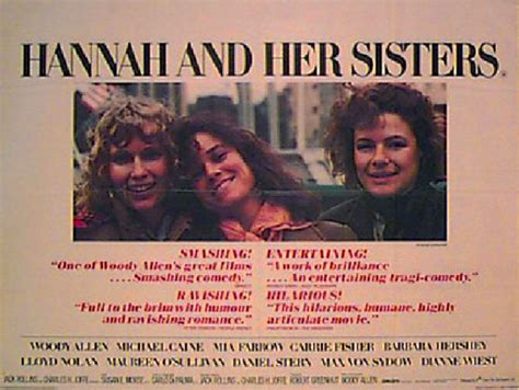 Hannah And Her Sisters 1986 British Quad Poster Posteritati Movie Poster Gallery