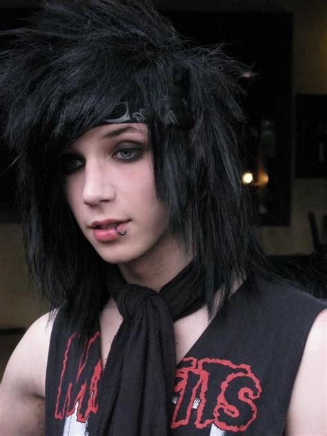 Andy Biersack Hairstyle Men Hairstyles Hairstyle