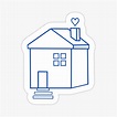 "Harry's House- Blue " Sticker for Sale by Suh44 | Redbubble