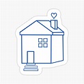 "Harry's House- Blue " Sticker for Sale by Suh44 | Redbubble