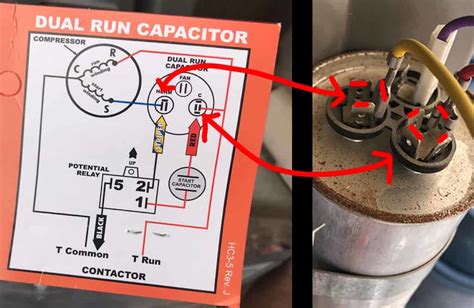 Viair 85 105 psi air compressor pressure switch w relay. Air Conditioner Dual Capacitor Wiring - Wiring Diagram Networks