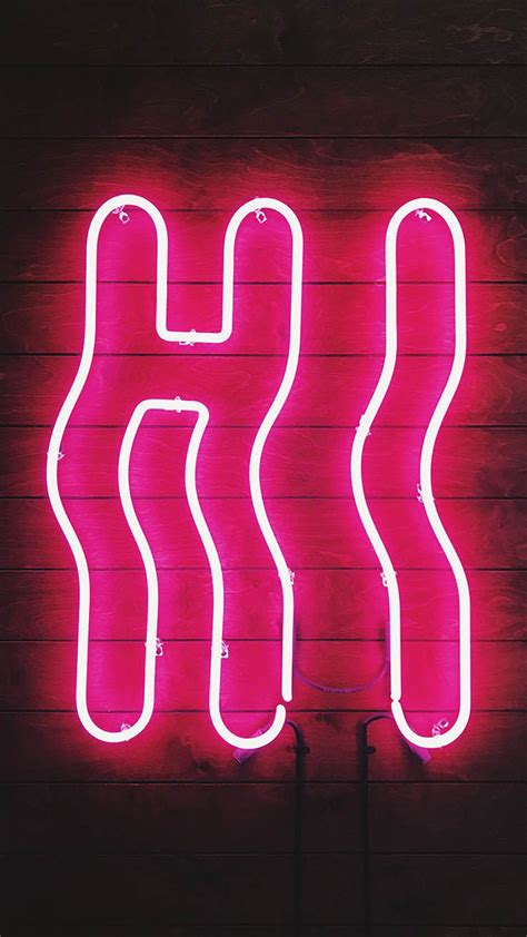 Neon Pink Aesthetic Wallpaper For Iphone