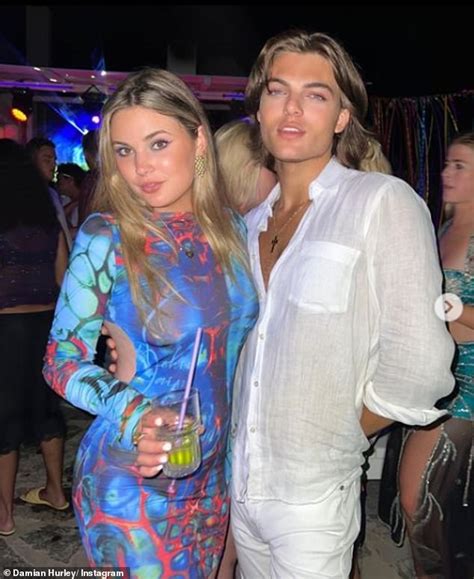 Damian Hurley 20 Lets His Hair Down As He Parties With Gorgeous Girls