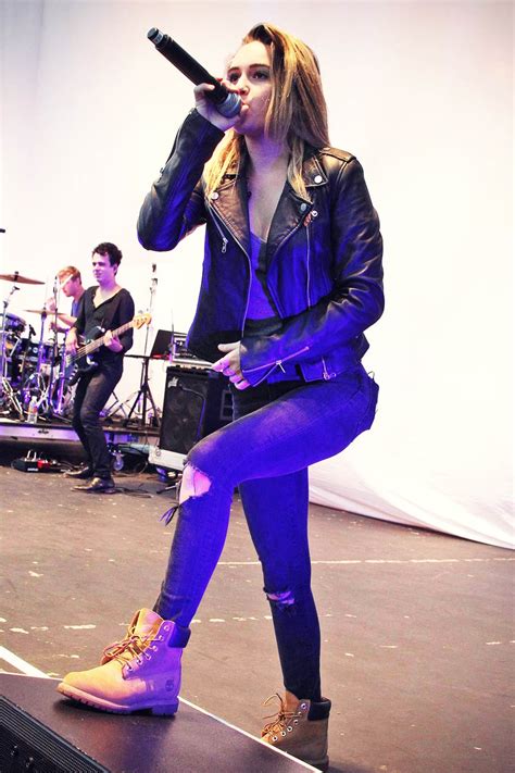 Beatrice Miller Performs On Stage At Orange County Fair Leather