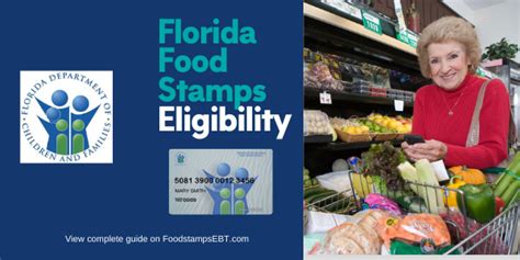 Request to talk to the ebt customer service department. Florida Food Stamps: The Complete Guide (2020 Update ...