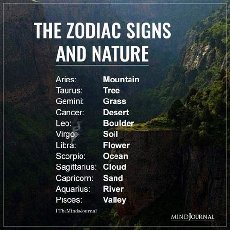 The Zodiac Signs As Elements Of Nature Zodiac Signs Zodiac Zodiac Cusp