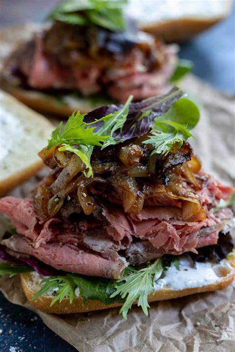 Dice up your leftovers and sautee them with onions and mushrooms. LEFTOVER PRIME RIB SANDWICH RECIPE + WonkyWonderful in ...