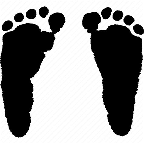 Baby Foot Footprint Footprints Newborn Print Prints Icon