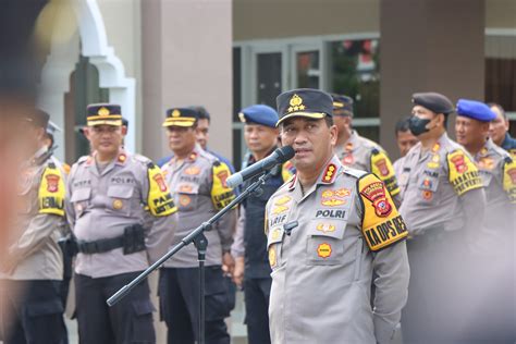 Polresta Cirebon Amankan Kampanye Capres Ganjar Pranowo Di Umc Tribun