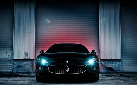 Download Black Car Hd Maserati Granturismo Wallpaper Wallpapers Com