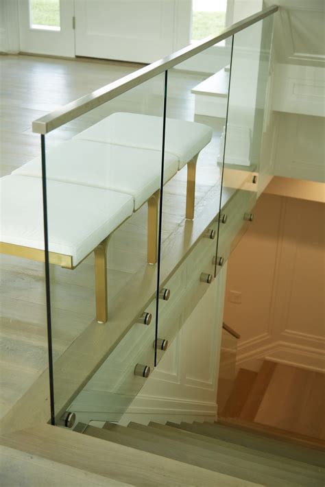 Modern Glass Railing Viewrail Staircase Interior Design Glass
