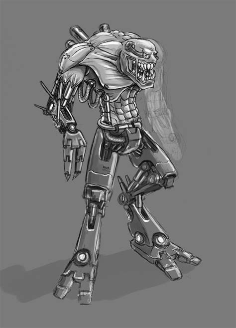 Alien Cyborg By Maansrune On Deviantart