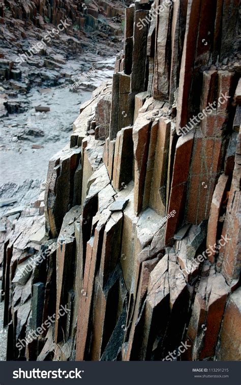 Basalt Volcanic Rocks Known Organ Pipes Stock Photo 113291215