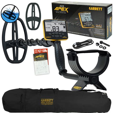 Garrett Ace Apex Metal Detector With 6 X 11 Dd Viper Search Coil And