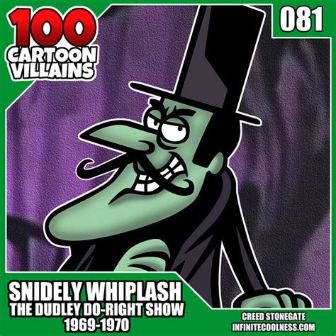 100 Cartoon Villains 081 Snidely Whiplash By Creedstonegate On