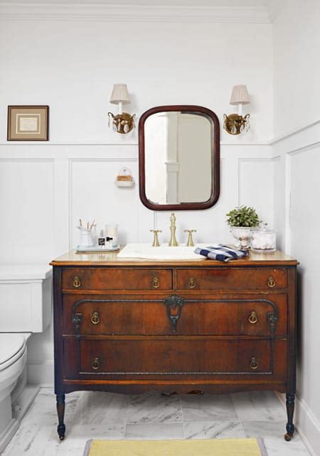 10 Charming Bathroom Vanities Made From Vintage Furniture Megan Morris